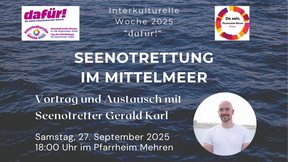 Homepage Seenotrettung im Mittelmeer Vortrag von Gerald Karl