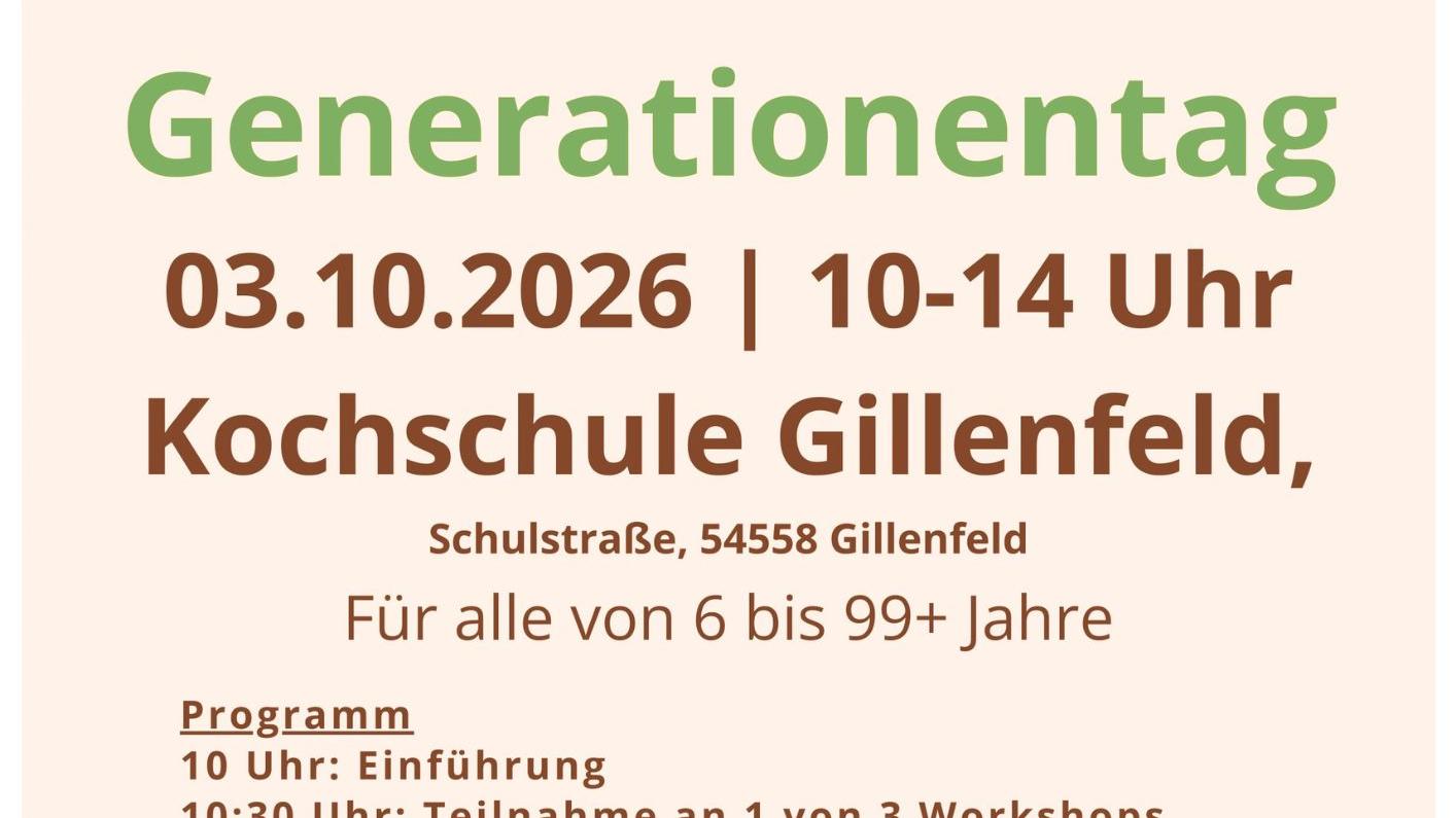 Generationentag-Titelplakat